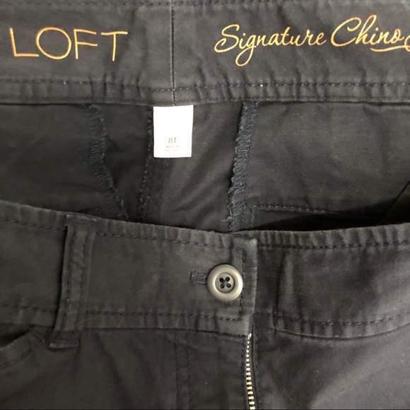 🦄Ann Taylor Loft Women’s Navy Signature Chino - Picture 6 of 7
